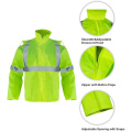 Trabalho de alta visibilidade personalizado Use capa de chuva à prova d&#39;água uniforme